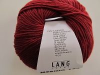 Merino 120 - 50 g - dunkelrot melange -