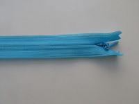Reißverschluß - 22 cm - nahtverdeckt - wasserblau