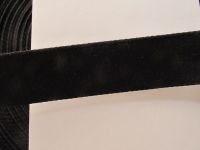 Gurtband - Baumwolle - 40 mm - schwarz