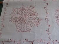 Timeless - Redwork - Panel 90x110 cm