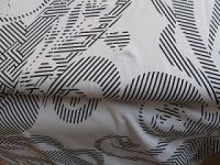 Jersey - 125 cm - rohweiss mit stilisierten Blätterranken