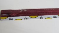 Reißverschluss - 18 cm - bourdeaux