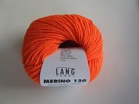 Merino 120 - 50 g - orange