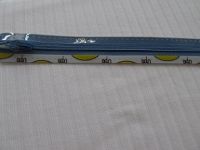 Reißverschluss - 18 cm - blau