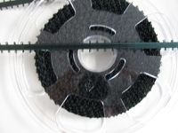 Satinband - Double Face - 9 mm - Picot - waldgrün