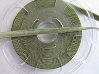 Samtband - stretch velvet - 9 mm - lodengrün