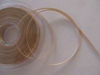 Satinband Luxe - Double face - 3 mm - beige