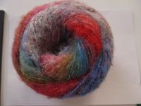 GALAXY - 50 g - blau petrol grün rot Farbverlauf
