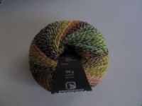 WOOL ADDICTS - FOOTPRINTS - 100 g - hellgrün olive gelb aubergine