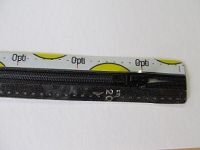 Reißverschluss - 18 cm - schwarz