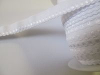 Unterwäsche Gummiband - 10 mm - weiss