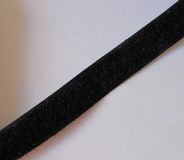 Hakofix (c) - 20 mm - schwarz - Flauschseite