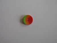 Kunststoff dreifarbig 24 - grün/orange/gelb