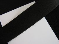 Leinenband - Leinengurt - 40 mm - schwarz