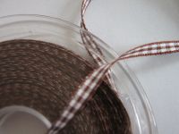 Vichy - Band - 5 mm - braun