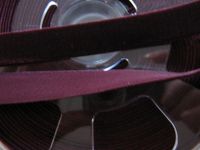 Samtband elastisch - 16 mm - burgundy