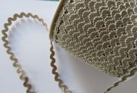 ric rac vintage - 7 mm - natur weiss