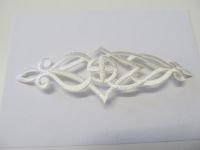 Aufbügler - Ornament - ecru
