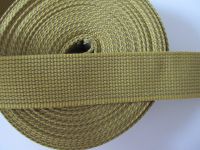 2,55 m Gurtband - 40 mm - goldfarben