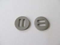 Modeknopf - 25 mm - grau