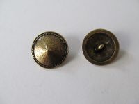 Metallknopf - 28 mm - echt vergoldet