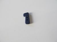 Knopf - 15 mm - Zahl 1 - blau