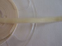 4,30 m Samtband - stretch velvet - 9 mm - eggshell