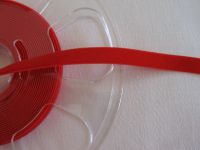 5,00 m Samtband - stretch velvet - 9 mm - rouge