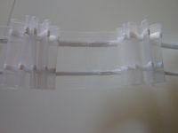 Faltenband - 50 mm - transparent - 5 F 1:2,5