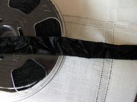 Samtband - 22 mm - schwarz