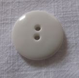 Modeknopf - 23 mm - weiss