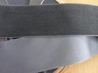 Samtband - 50 mm  gris-foncé