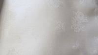 Preview: Tischdecke  rund - Rose allover - elfenbein - 160 cm