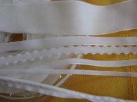 Samtband - 9 mm - weiss