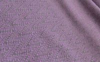 Preview: Wollstrick - 160 cm -  grau pink Preview: Wollstrick - 160 cm -  grau pink