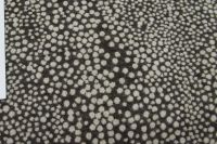 Wollstrick - 130 cm - braun Punkte