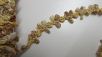 Posamentenborte mit Organza - 15 mm - oro
