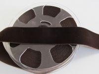 Samtband - 36 mm - cuban brown
