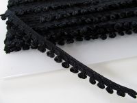 Posamentenborte - 15 mm - schwarz