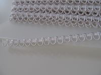 Knopflochborte - elastisch - 10 mm - weiss