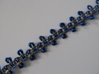 Zierband - 10 mm - blau