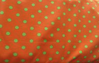 Punkte neon - 150 cm - orange
