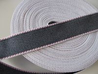 Köperband - 30 mm - jeansfarben
