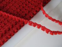 Posamentenborte - 12 mm - rot