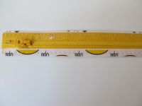 Reißverschluss - 20 cm - gelb