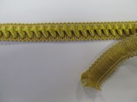 1,80 m Posamentenborte mit Satinband 15 mm - gold