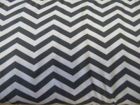Jersey - Chevron - 150 cm - grau
