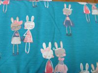 1,10 m Jersey - Hasenfräulein - 150 cm - wasserblau