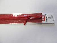 Reißverschluss nahtfein - 22 cm - rot