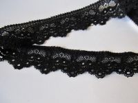 Spitze elastisch - 29 mm - schwarz